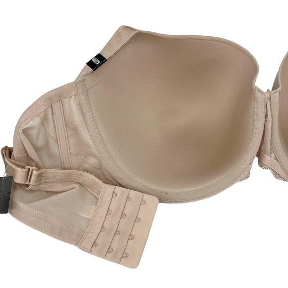 Torrid Perfect T-Shirt Bra Beige 42DDD Lightly Lined New - Picture 9 of 12